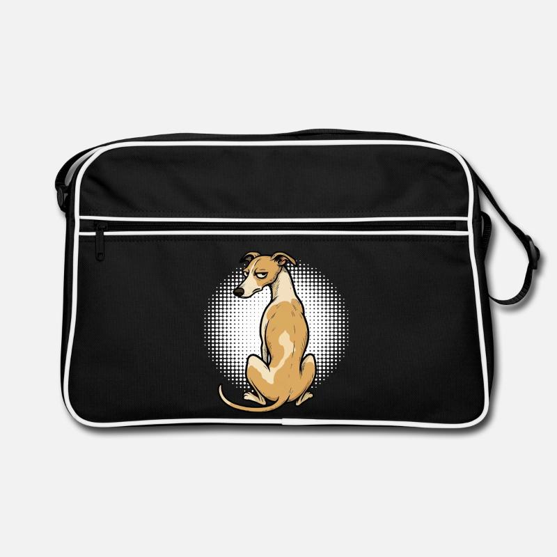 Whippet Greyhound Whippets Propriétaire de lévrier Sac Retro