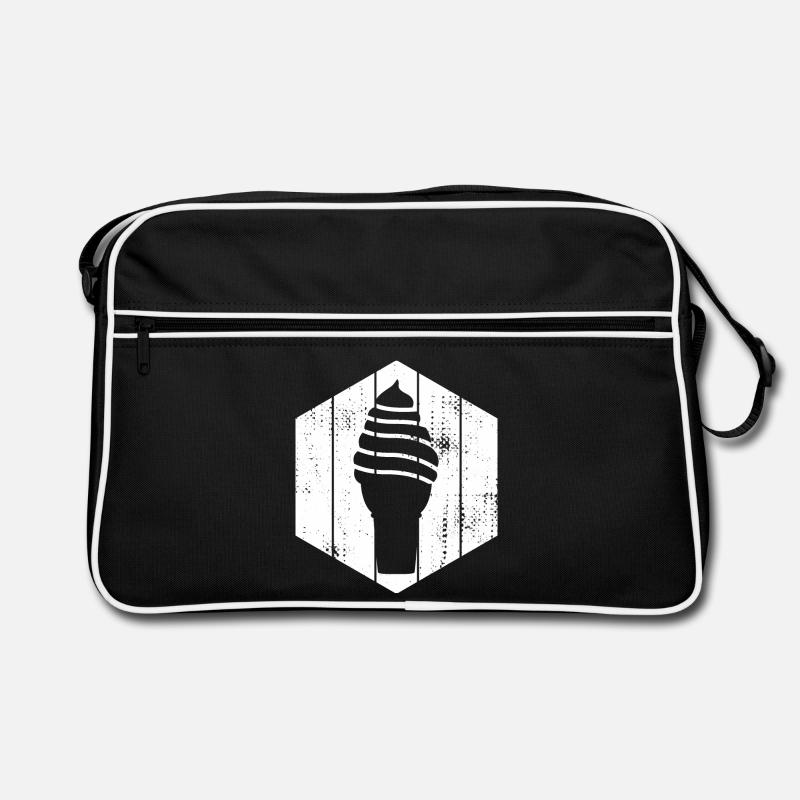 Crème glacée molle Sac Retro
