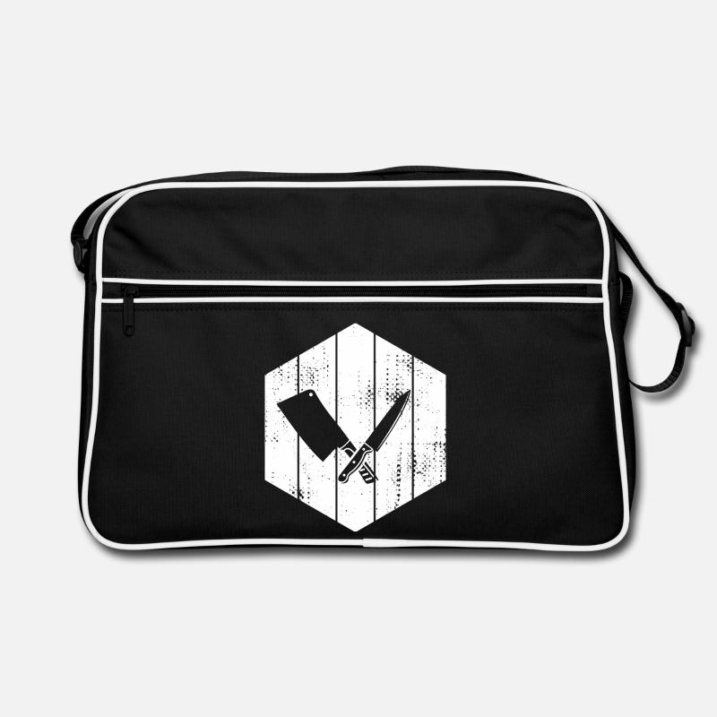 Messer Hackbeil Zeichnung Retro Tasche
