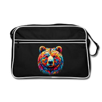 Ours - Sac Retro - noir/blanc - Devant