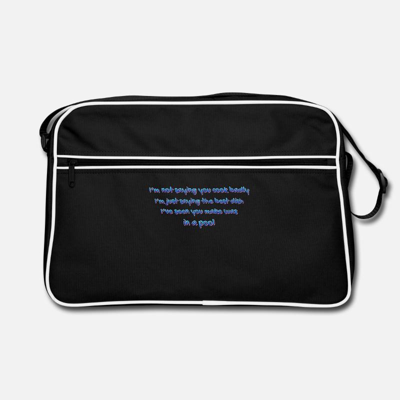 Poolküchen-Witz Retro Tasche