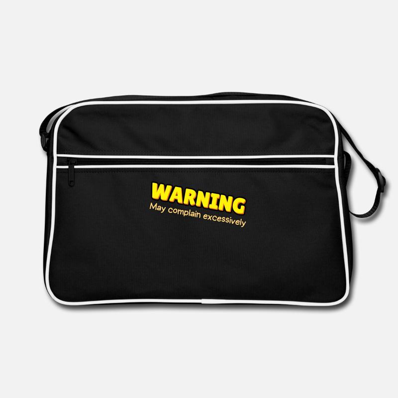 Warning: Excessive Complaining Retro Bag