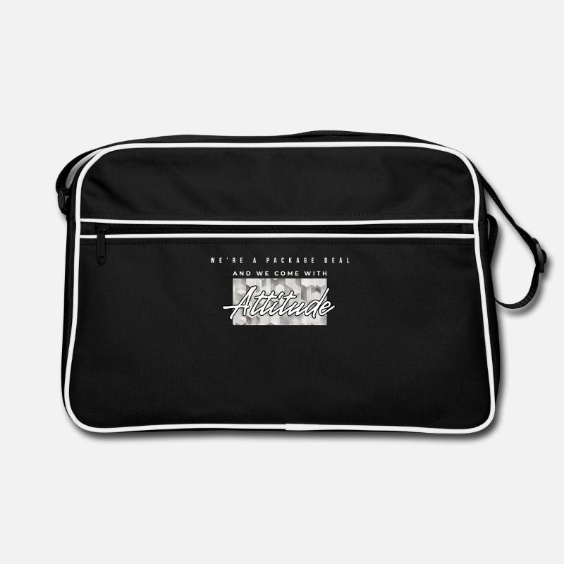 Attitude Geometric Logo Tee Retro Bag