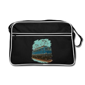 Électricité sur acier – E-Lok Power - Sac Retro - noir/blanc - Devant