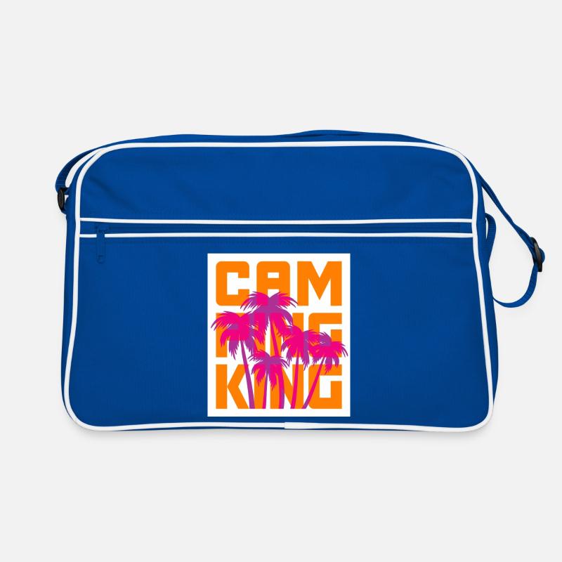 Camping King Palm Trees Holiday Camper King Chef Retro Bag