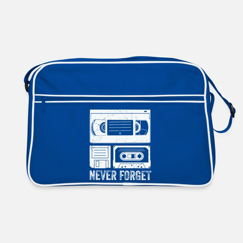 Vintage Cassette Tape Never Forget Retro Tasche