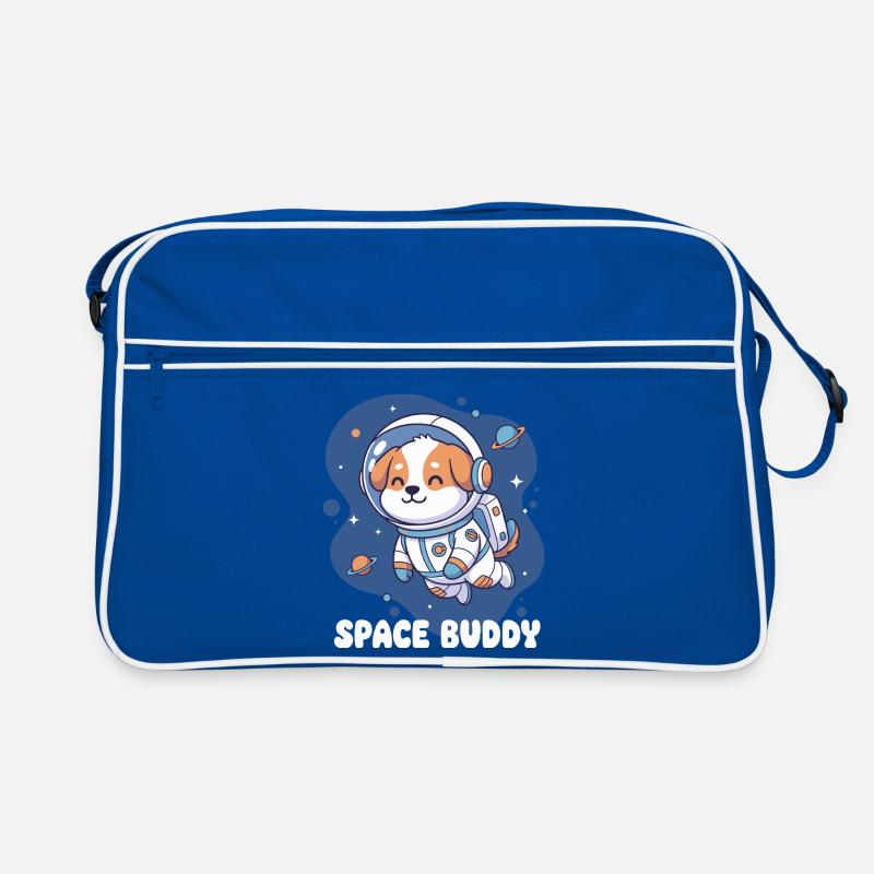 Space Buddy Astronaut Dog Retro Bag