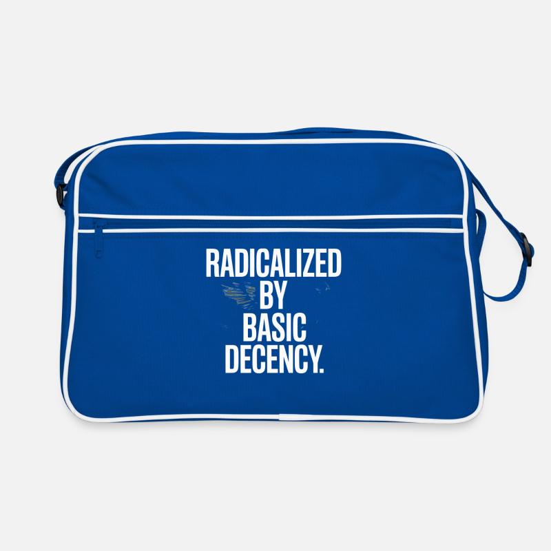 Radicalisés par la protestation de Basic Decency Spruch Sac Retro