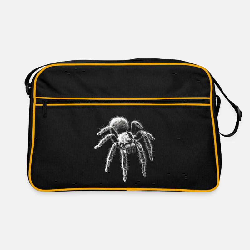 Tarentule Portrait Araignée Araignées Animaux Sac Retro