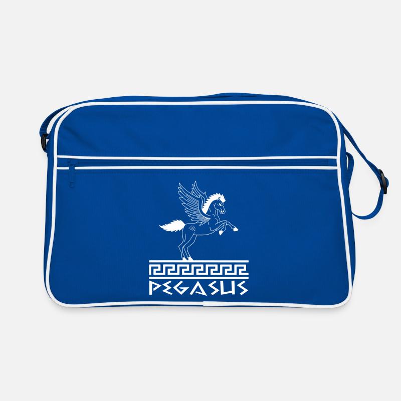 Cheval Pégase blanc Sac Retro