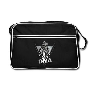 Motocross - Sac Retro - noir/blanc - Devant