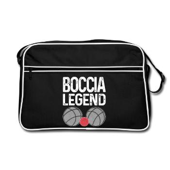 Boccia Player Boccia Legend Balls Boccia - Retro Bag - black/white - Front