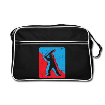 Baseball - Retro Bag - black/white - Front