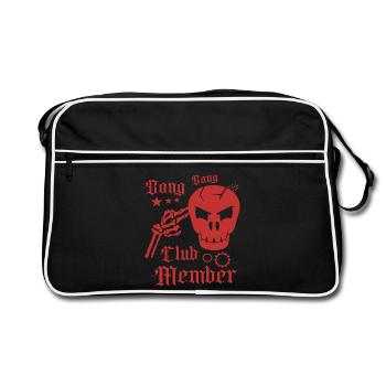 Membre du Bang Bang Club - Sac Retro - noir/blanc - Devant