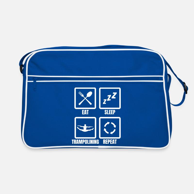 Trampolinist Routine Retro Tasche