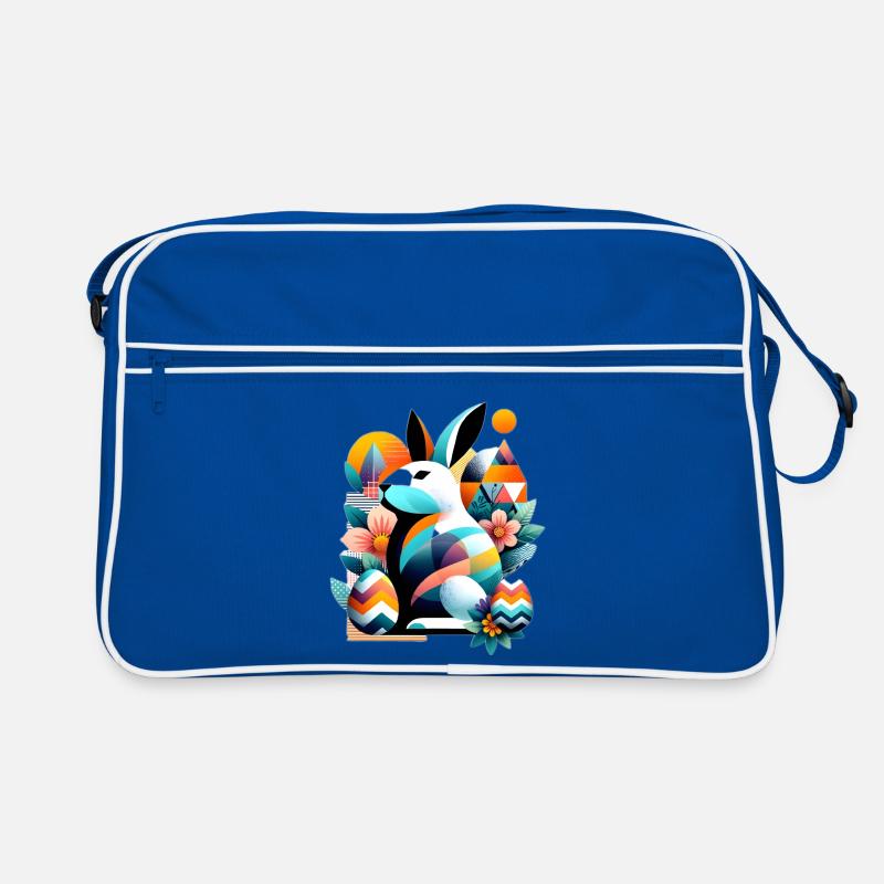 Modern Easter Graphics Retro Tasche