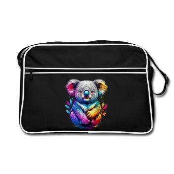 Koala - Sac Retro - noir/blanc - Devant