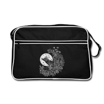 LE RENARD ET LE CIEL NOCTURNE - Sac Retro - noir/blanc - Devant