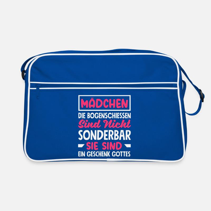 Bogenschießen Bogenschütze Geschenk Retro Tasche