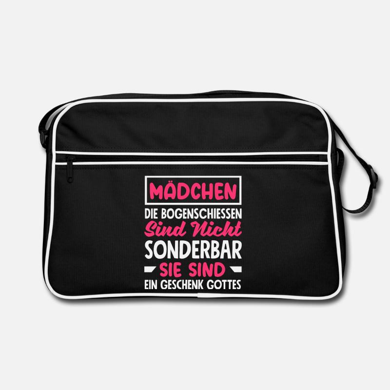 Bogenschießen Bogenschütze Geschenk Retro Tasche