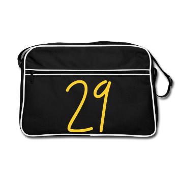 29 - Sac Retro - noir/blanc - Devant