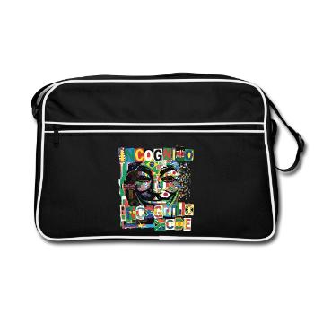 Mode incognito - Sac Retro - noir/blanc - Devant