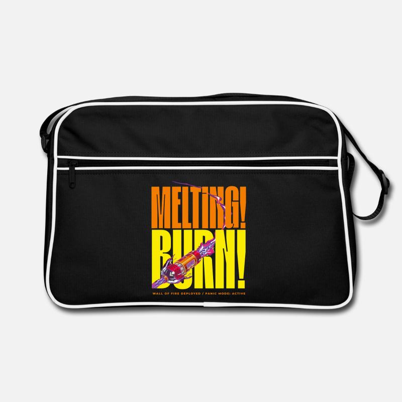 FOND ! Mur de Feu Sac Retro