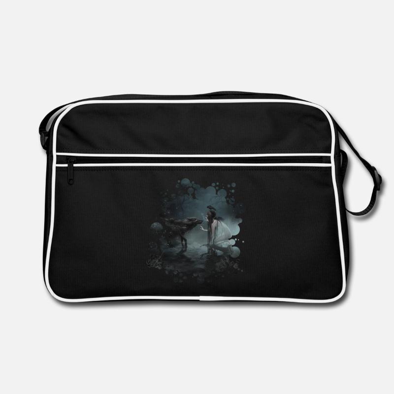 Stardust (A Dark Fairy Tale) - Retro Tasche - Schwarz/Weiß