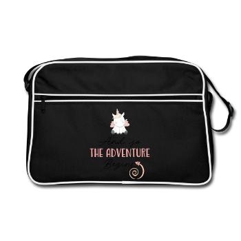 Nouveau départ - Sac Retro - noir/blanc - Devant