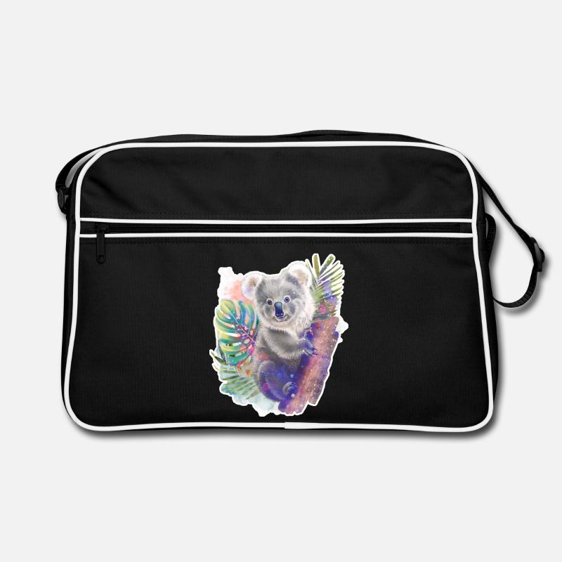 Koala | Ours Koala - Sac Retro - noir/blanc
