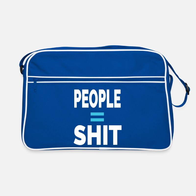 MENSCHEN = SCHEISSE Retro Tasche