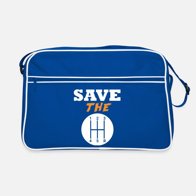 Speichern Sie die Handbücher Retro Tasche