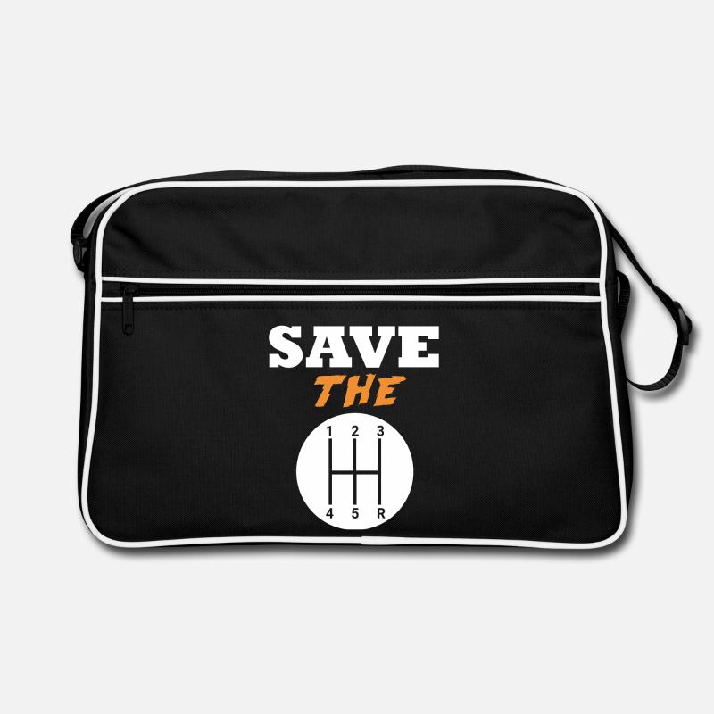 Speichern Sie die Handbücher Retro Tasche