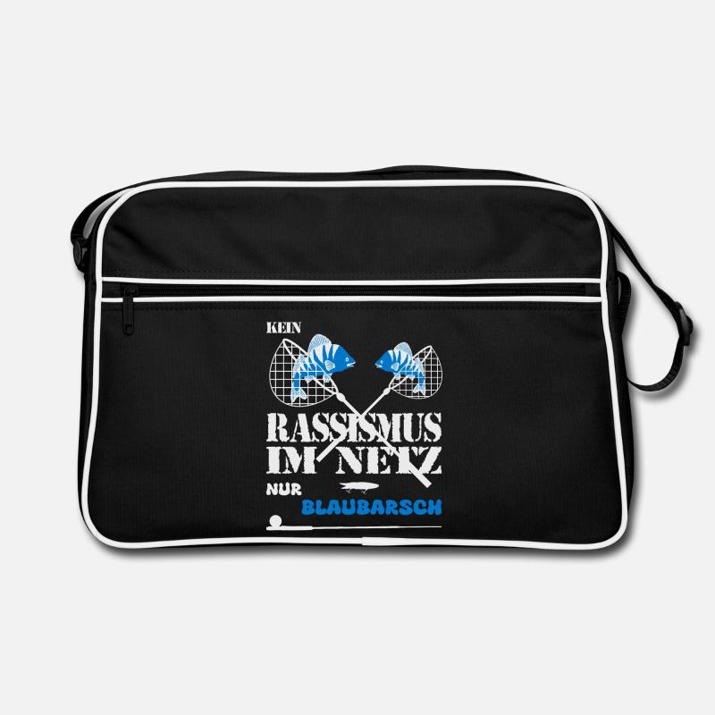 Kein Rassismus im Netz Retro Tasche