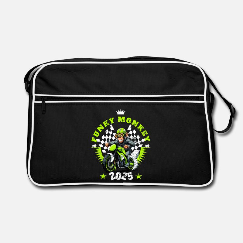 Funny Monkey Retro Bag