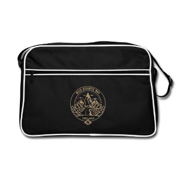 wild atlantic ireland - Retro Bag - black/white - Front
