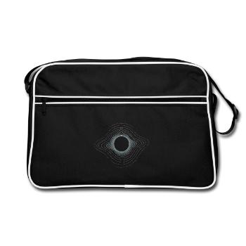 Event Horizon Minimal – Le trou noir parfait - Sac Retro - noir/blanc - Devant