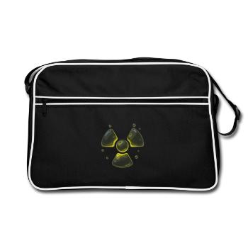 Radioactif - Sac Retro - noir/blanc - Devant