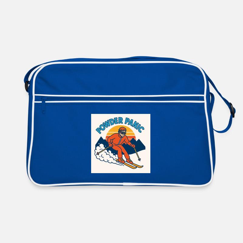 Powder Panic Retro Ski Retro Tasche