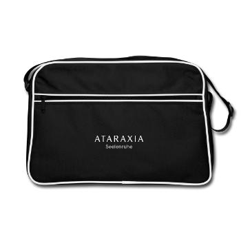 T-Shirt Stoïque Antraxia - Sac Retro - noir/blanc - Devant