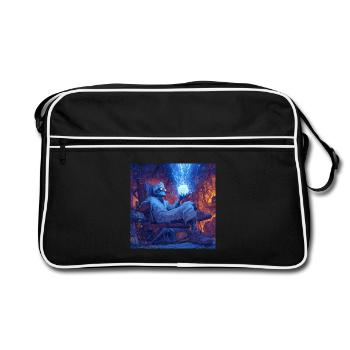Mad Scientist - Retro Bag - black/white - Front