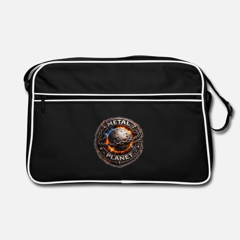 Heavy Metal Planet Retro Tasche