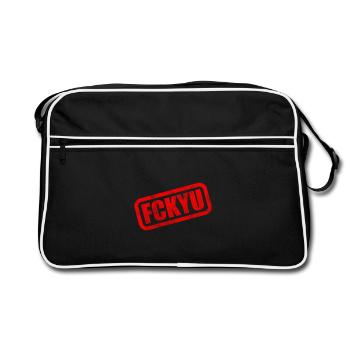 Numéro d’identification fiscale FCKYU - Sac Retro - noir/blanc - Devant