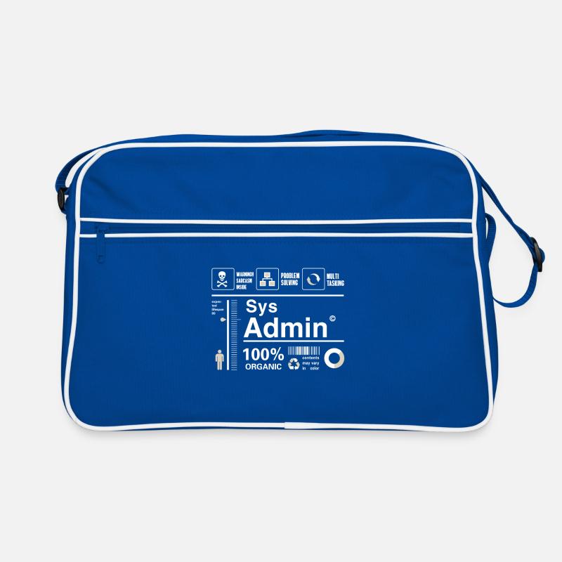 Sys Admin Programming Computer Nerd pc Board cpu Retro Bag