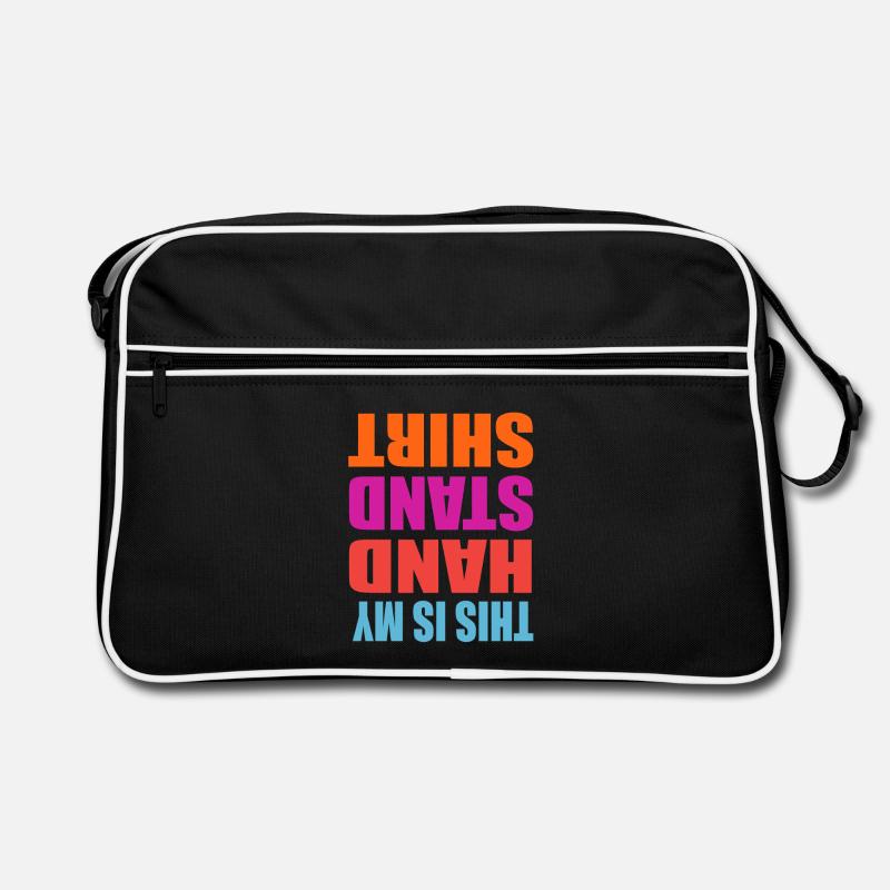 stand de la main - Sac Retro - noir/blanc