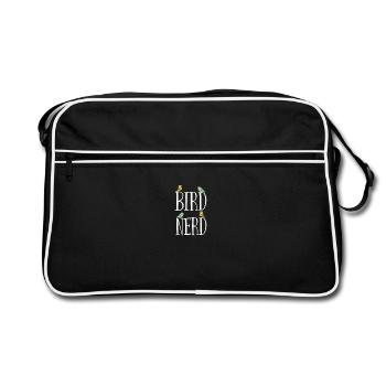 Birder Bird Nerd - Sac Retro - noir/blanc - Devant