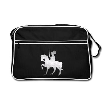 Ritter - Retro Tasche - Schwarz/Weiß - Vorne