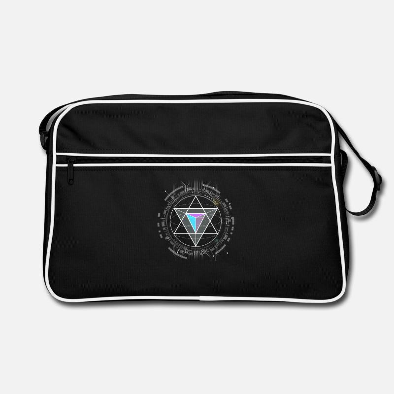nerd cpu pyramid illuminati game wow hacker code Retro Bag