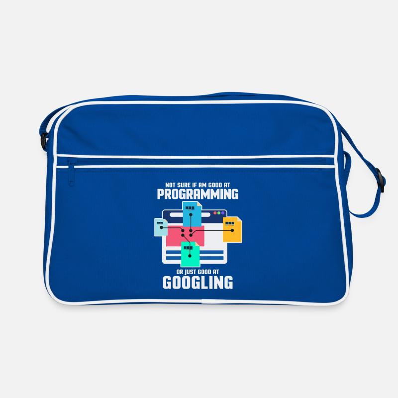 Programmierer Programmieren IT Computer Geschenk Retro Tasche