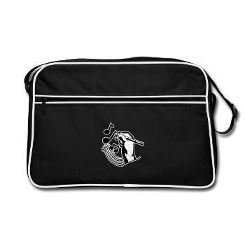 Compositeur artiste musique - Sac Retro - noir/blanc - Devant
